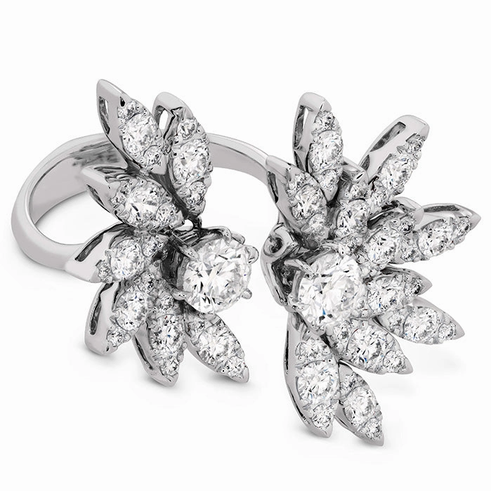 Hearts On Fire White Kites Flight Large Open Diamond Ring