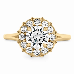 Hearts On Liliana Halo Engagement Ring