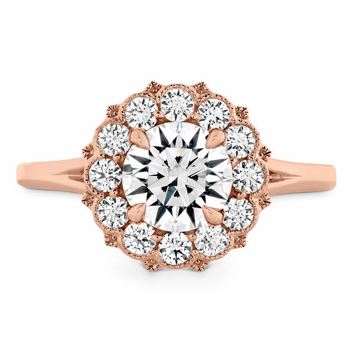 Hearts On Liliana Halo Engagement Ring