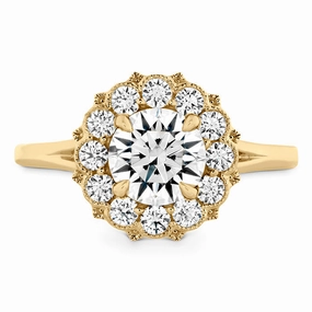 Hearts On Liliana Halo Engagement Ring
