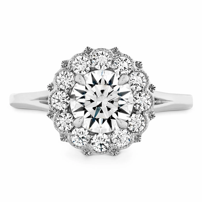 Hearts On Liliana Halo Engagement Ring