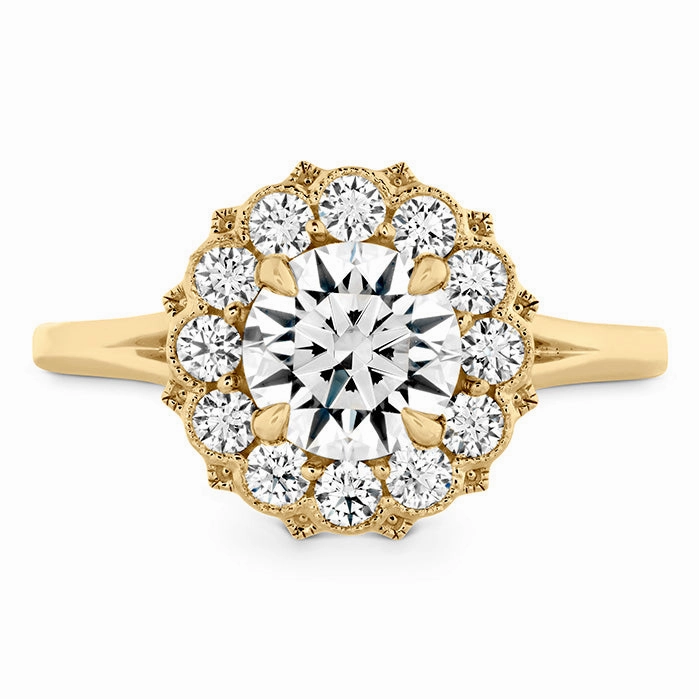 Hearts On Liliana Halo Engagement Ring