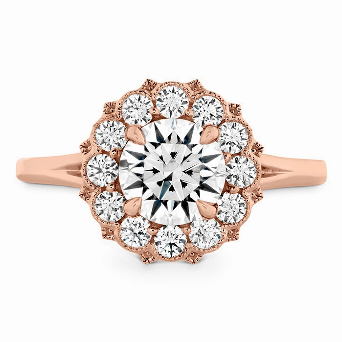 Hearts On Liliana Halo Engagement Ring