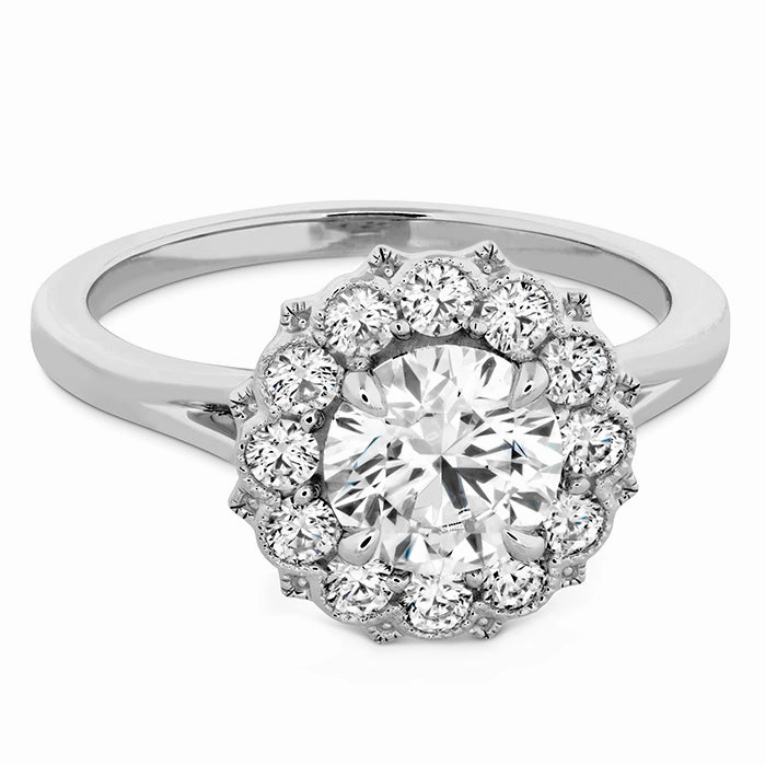 Hearts On Liliana Halo Engagement Ring