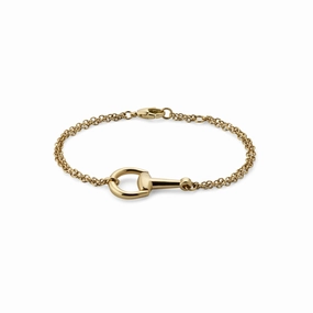 HORSEBIT CHAIN BRACELET 18K YELLOW GOLD