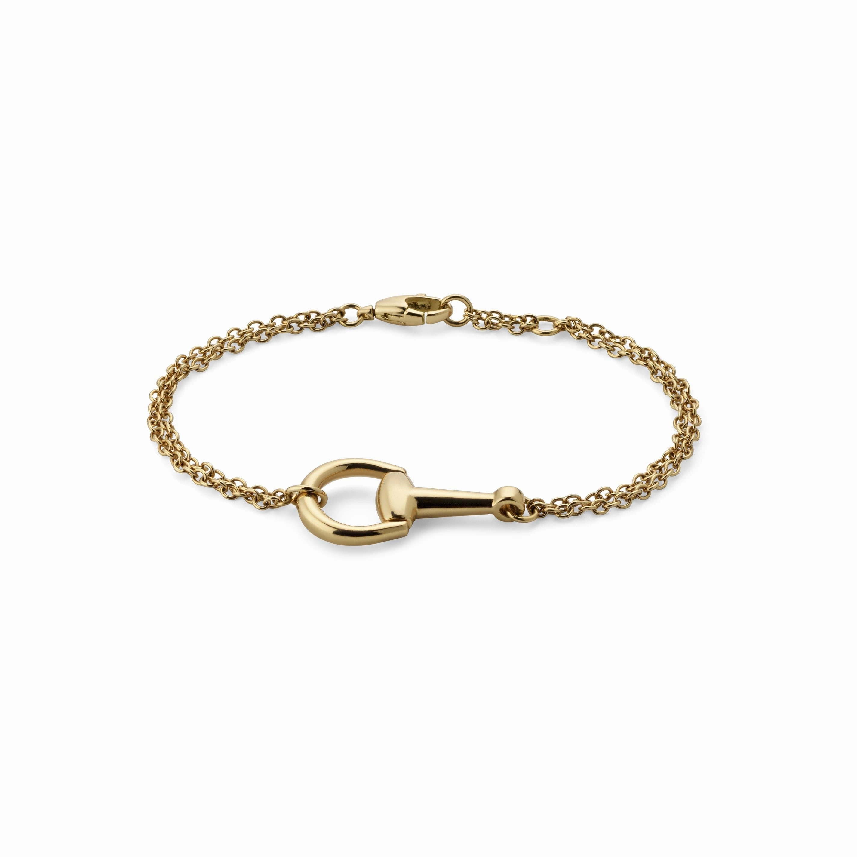 HORSEBIT CHAIN BRACELET 18K YELLOW GOLD