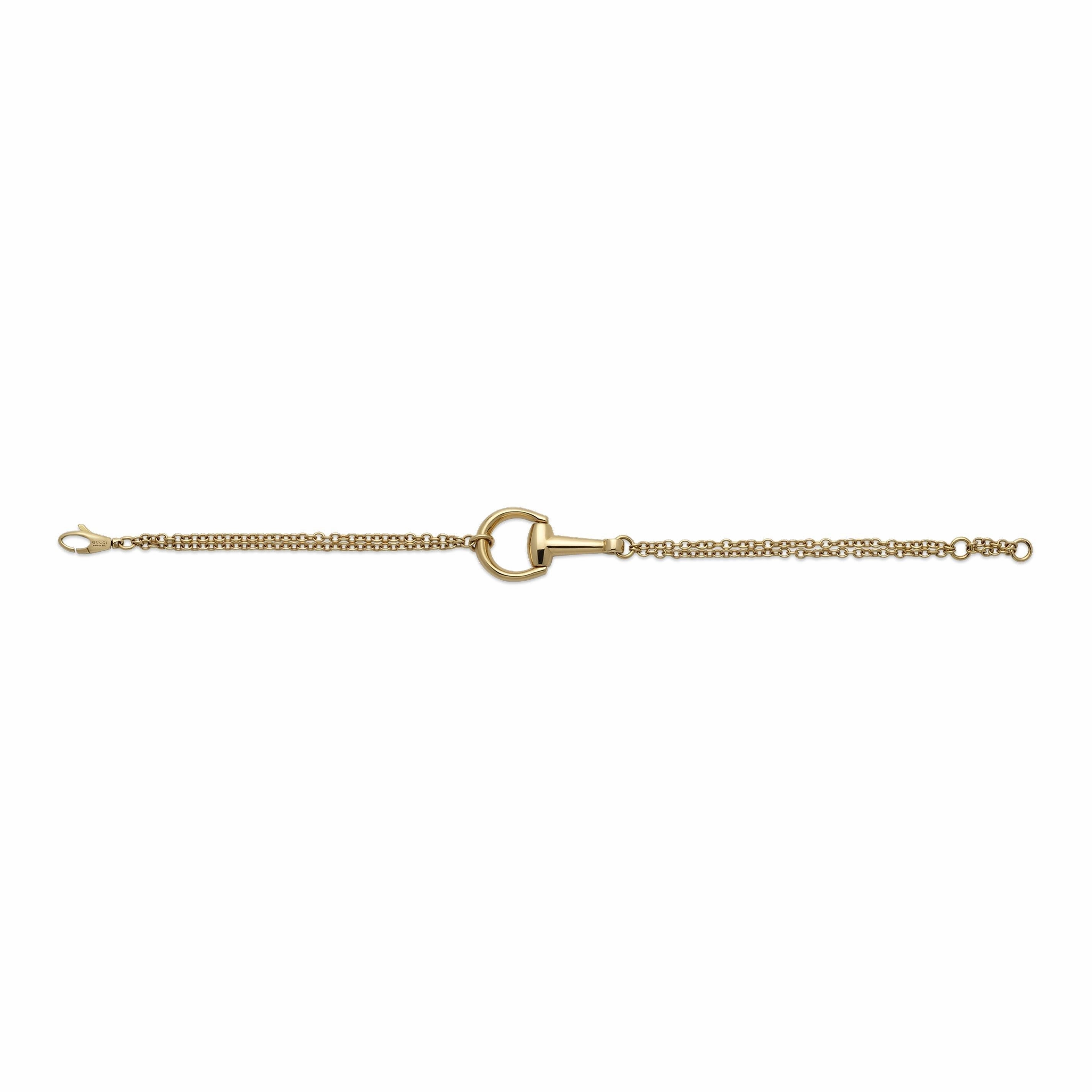 HORSEBIT CHAIN BRACELET 18K YELLOW GOLD