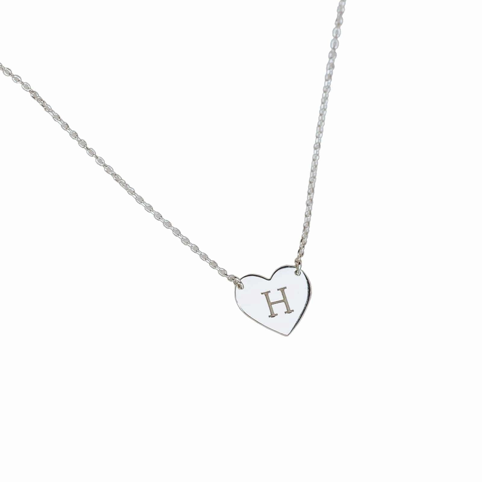 Initial Heart Necklace