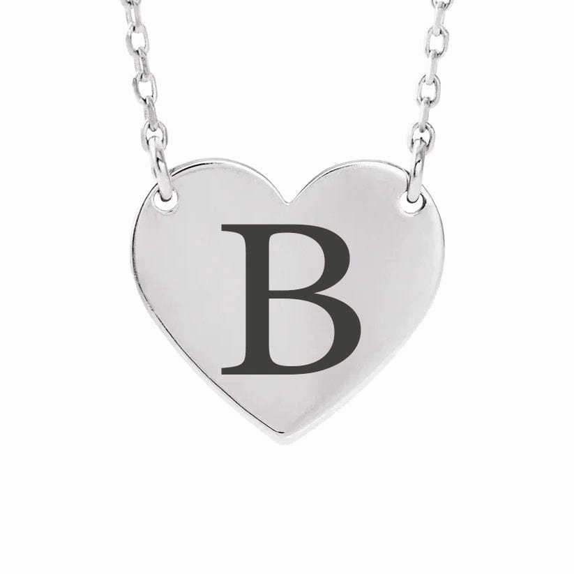 Initial Heart Necklace