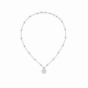 INTERLOCKING PENDANT NECKLACE - STERLING SILVER