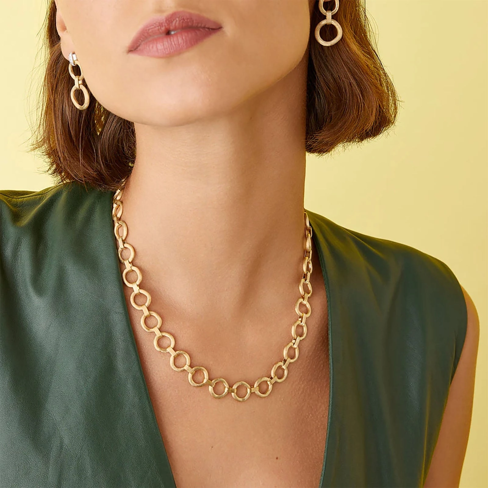 Jaipur Flat Link Collar Necklace