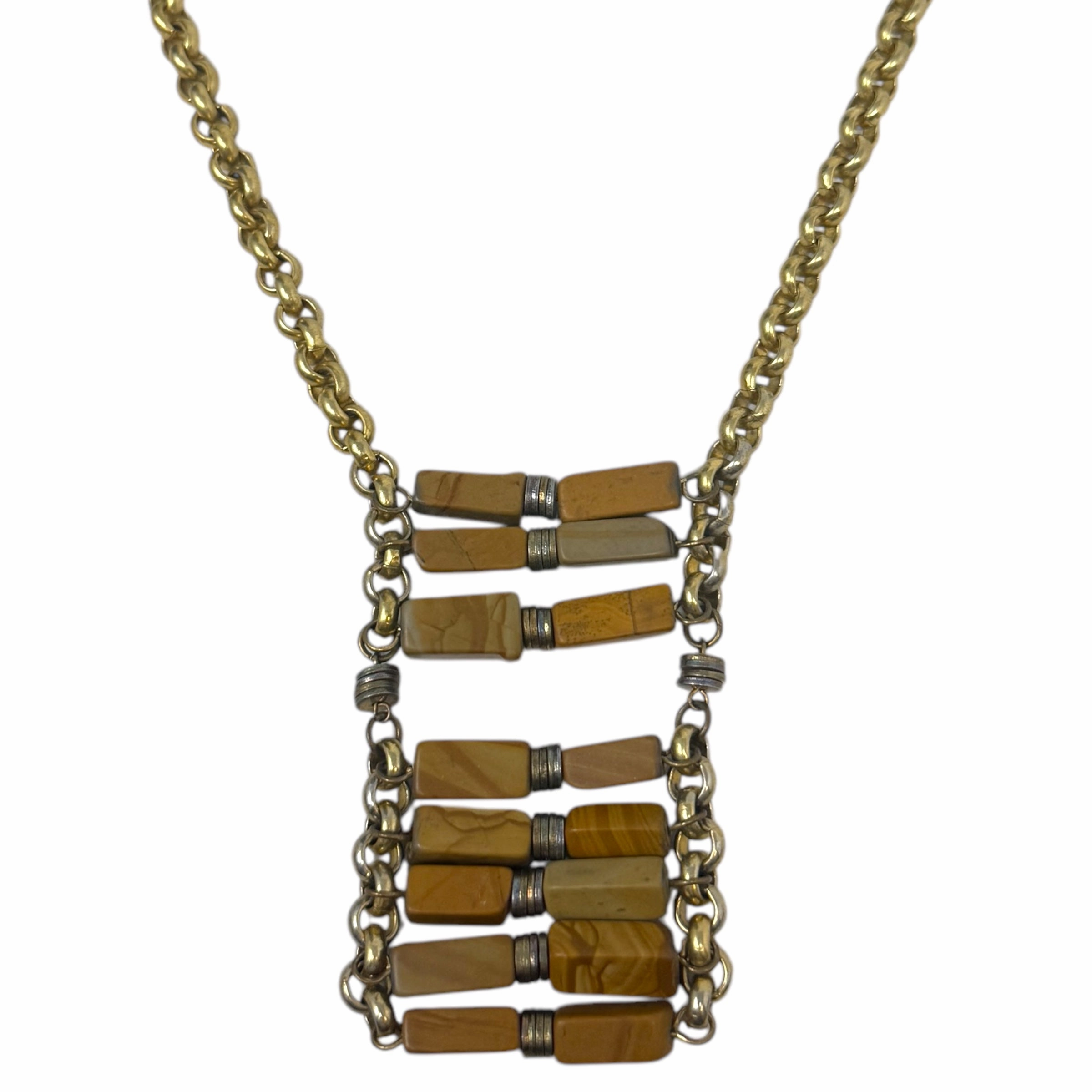 Jasper Statement Necklace  By Sylvia Benson