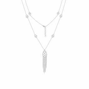 Jewels Diamond Tassel Necklace