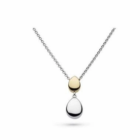 KH Silv&YGP Coast Pebble Golden Ncklce