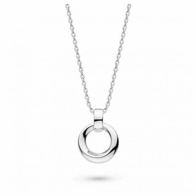 KH Silver Bevel Cirque Ncklce