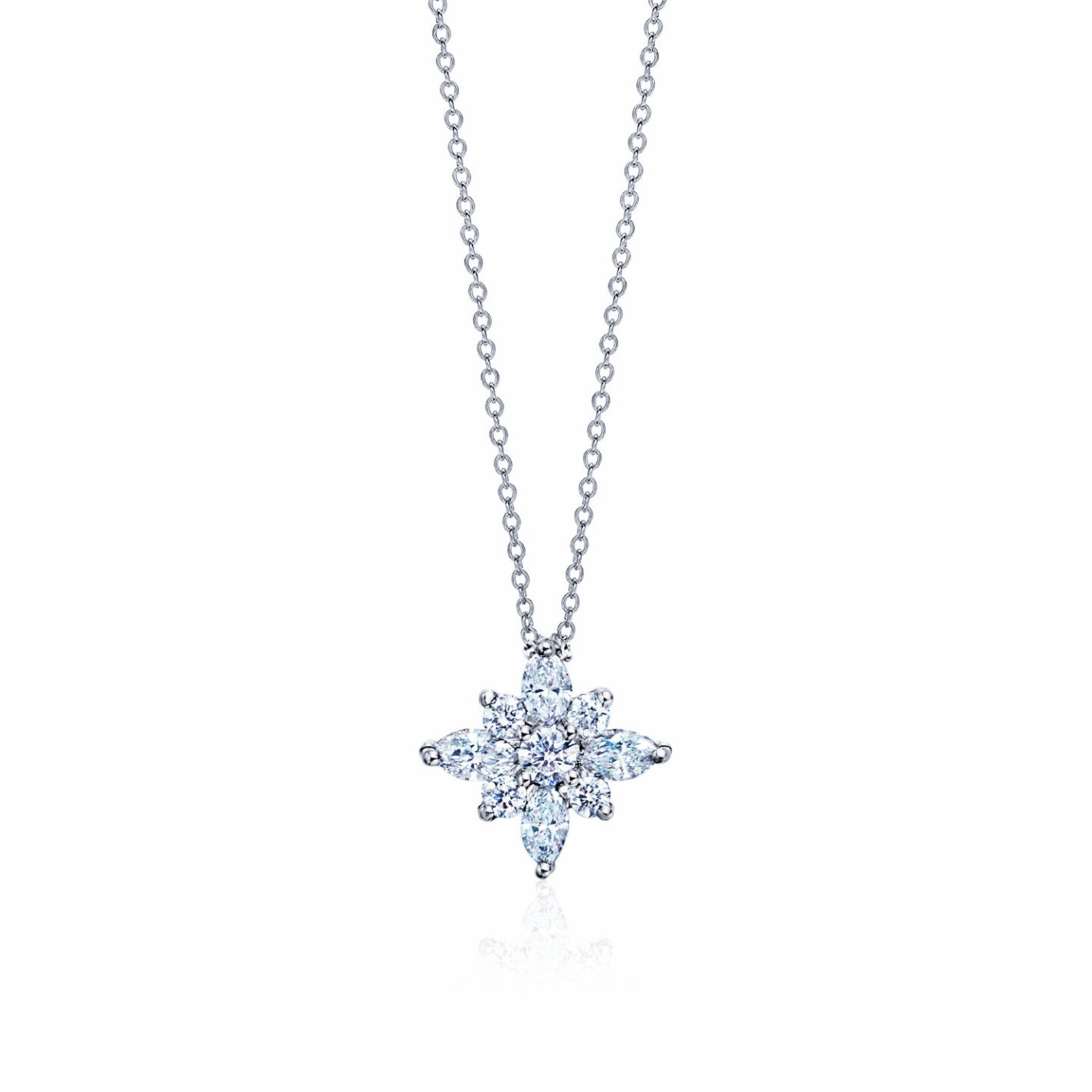 Kwiat Star Large Pendant with Diamonds