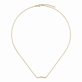 LINK TO LOVE NECKLACE WITH 'GUCCI' BAR