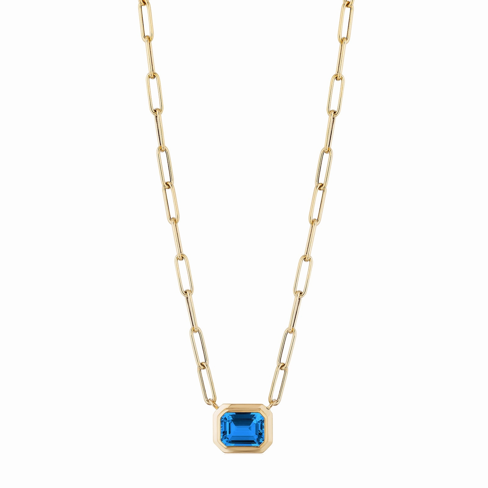 London Blue Topaz Manhattan Pendant