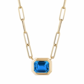 London Blue Topaz Manhattan Pendant