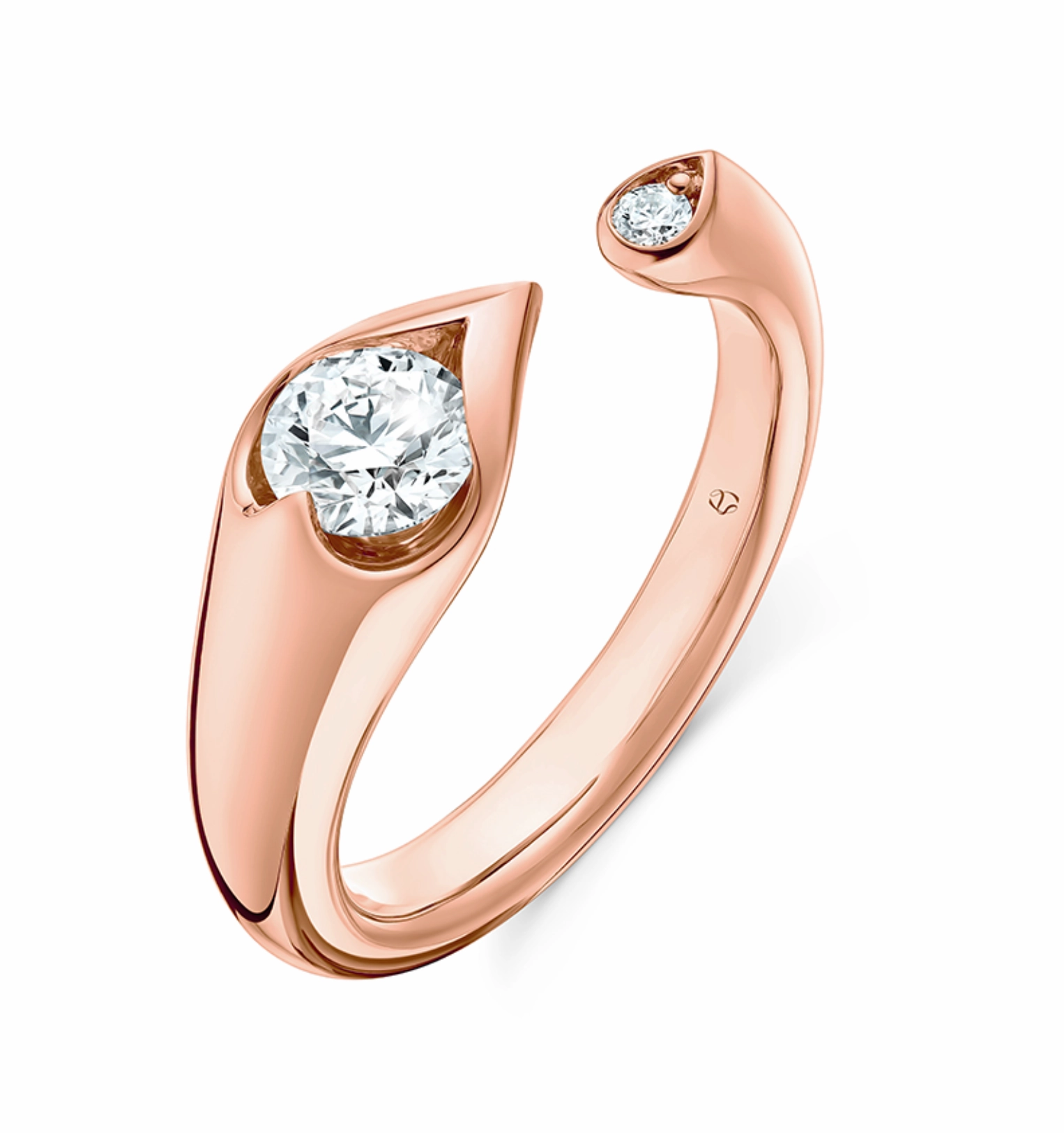 Lu Open Droplet Ring