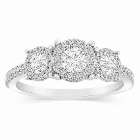 Luminesce Lab Grown 0.95 Carat Diamond Ring in 10ct ? Gold.