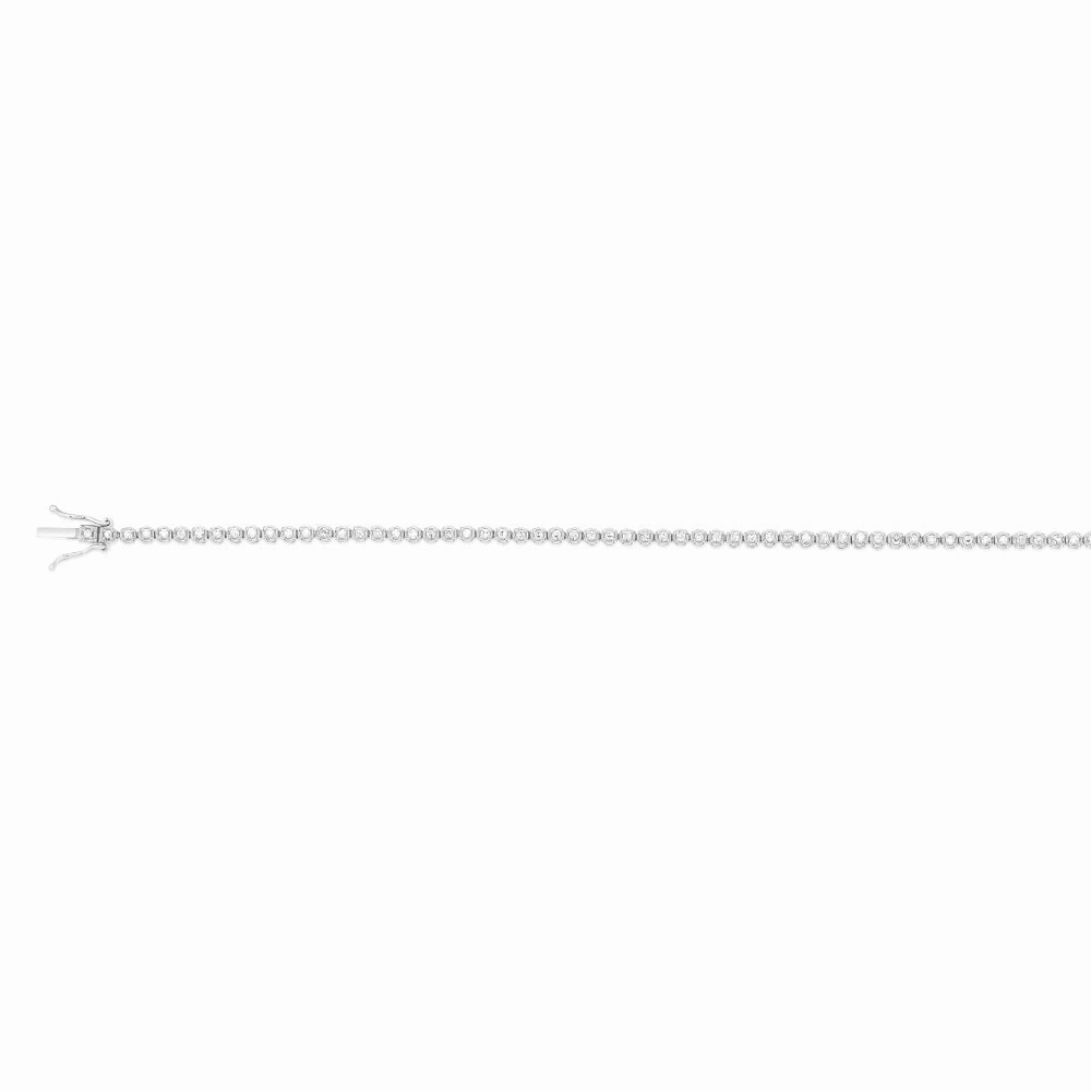 Luminesce Lab Grown 1/2 Carat Diamond Tennis Bracelet in Sterling Silver