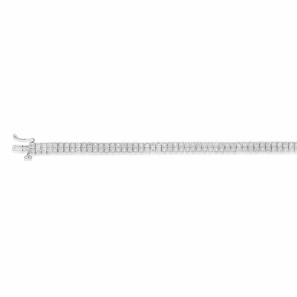 Luminesce Lab Grown 1/2 Carat Diamond Tennis Bracelet in Sterling Silver