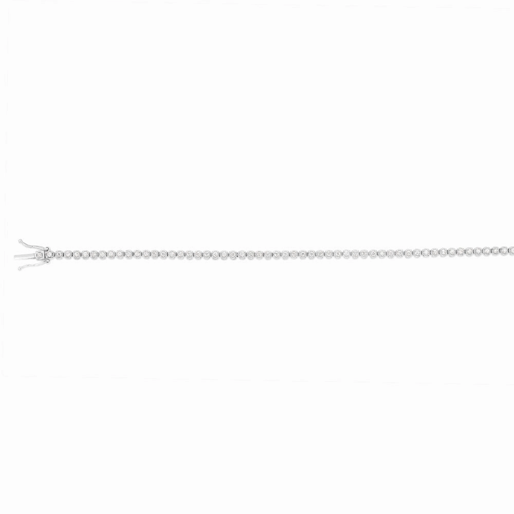 Luminesce Lab Grown 1 Carat Diamond Tennis Bracelet in Sterling Silver