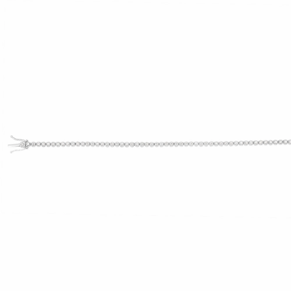 Luminesce Lab Grown 1 Carat Diamond Tennis Bracelet in Sterling Silver