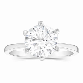 Luminesce Lab Grown 3 Carat Certified Engagement Ring in 18ct White Gold