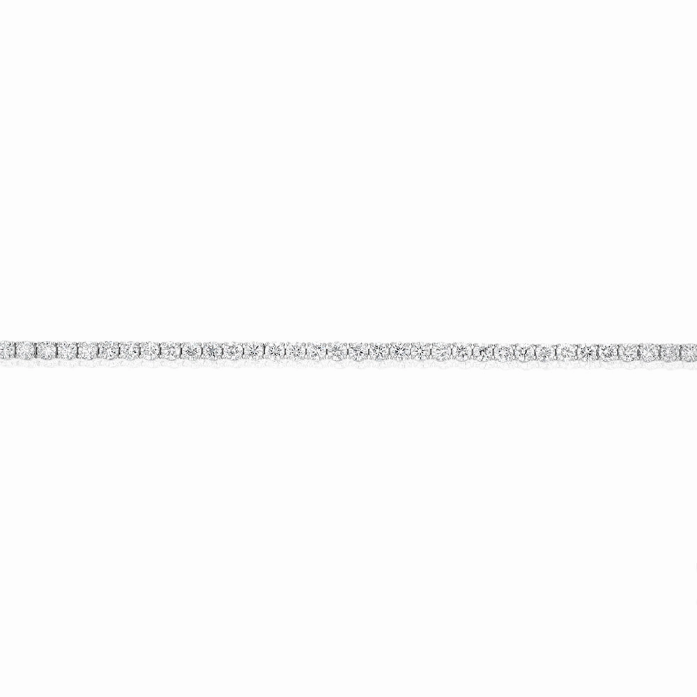 Luminesce Lab Grown 3 Carat Diamond Tennis Bracelet in 9ct White Gold