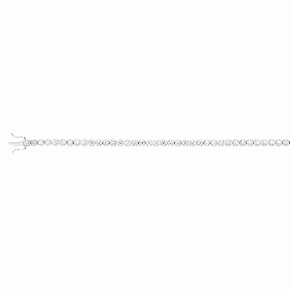 Luminesce Lab Grown 3 Carat Diamond Tennis Bracelet in 9ct White Gold