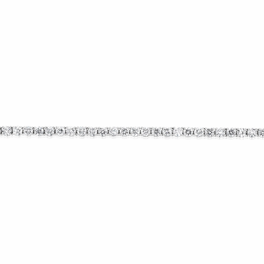 Luminesce Lab Grown 4 Carat Diamond Tennis Bracelet in 9ct White Gold