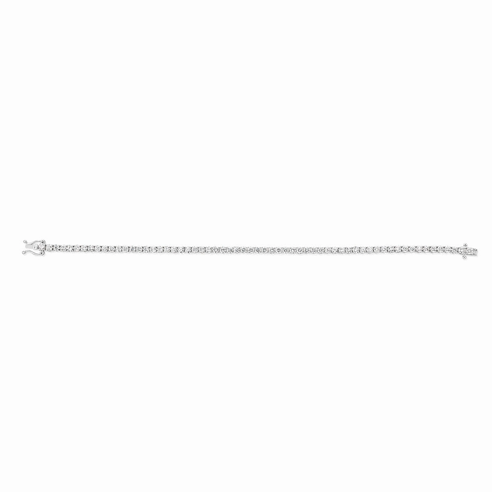 Luminesce Lab Grown 5 Carat Diamond Tennis Bracelet in 9ct White Gold