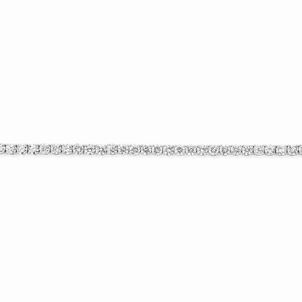Luminesce Lab Grown 5 Carat Diamond Tennis Bracelet in 9ct White Gold