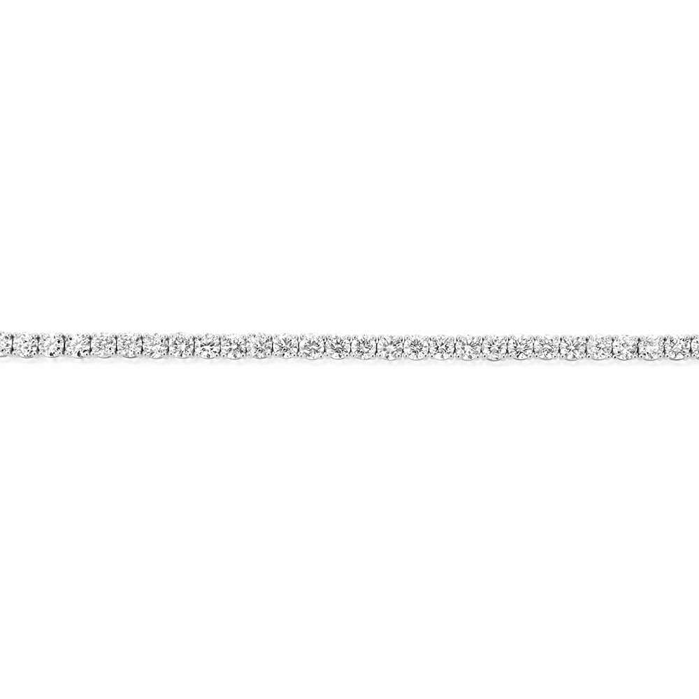 Luminesce Lab Grown 5 Carat Diamond Tennis Bracelet in 9ct White Gold