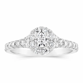 Luminesce Lab Grown 9ct White Gold 3/4 Carat Diamond Ring