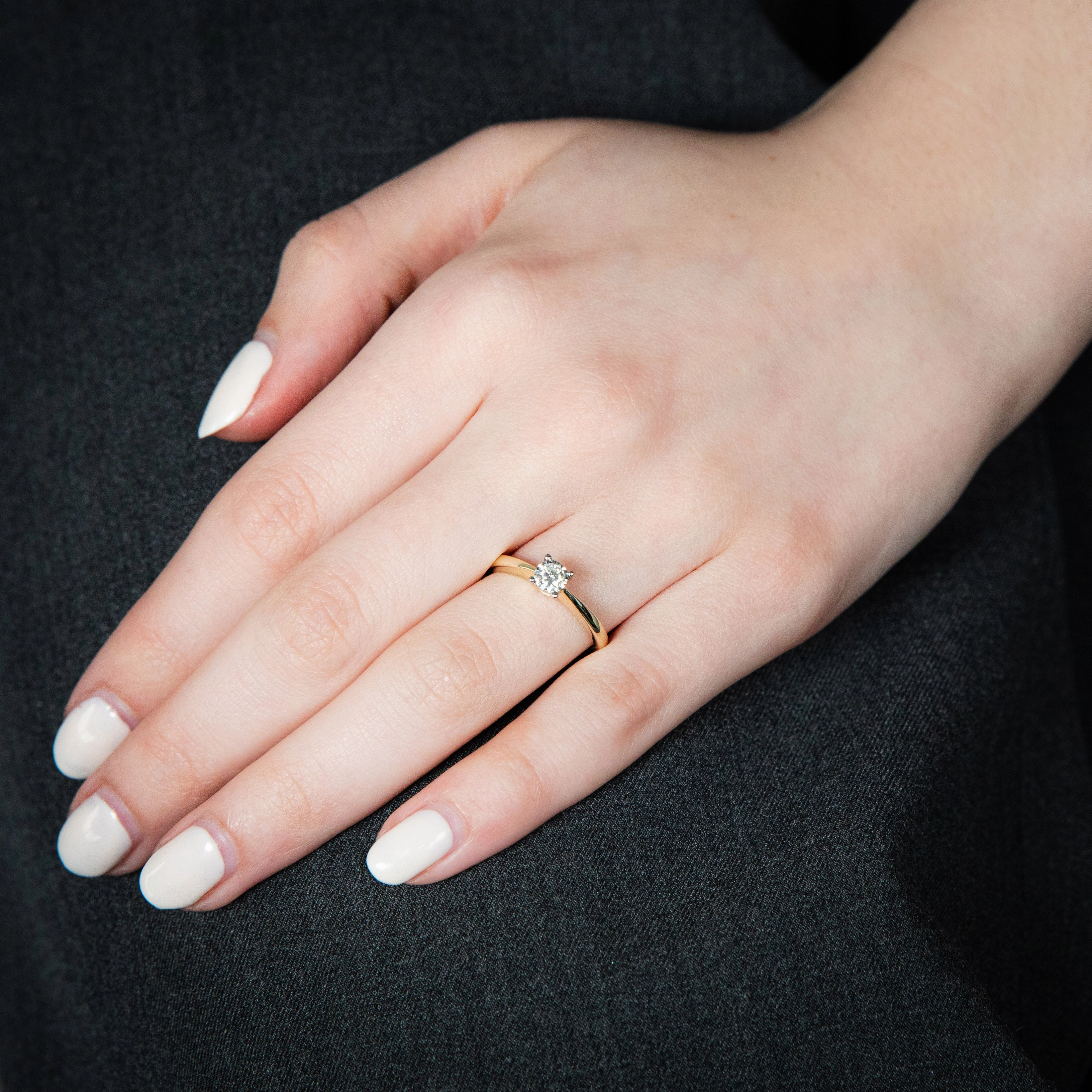 Luminesce Lab Grown Diamond Engagement Ring in 9ct Yellow Gold