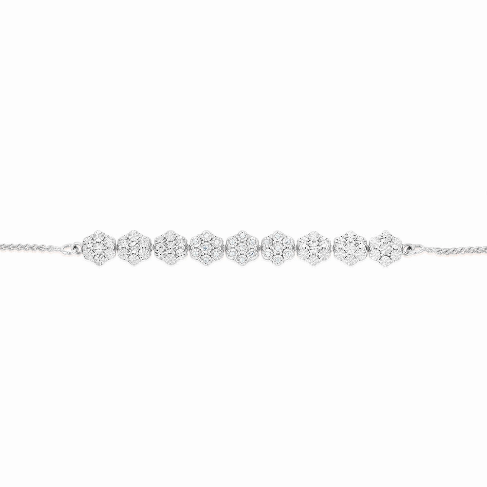 Luminesce Lab Grown Diamonds Bracelet in Sterling Silver