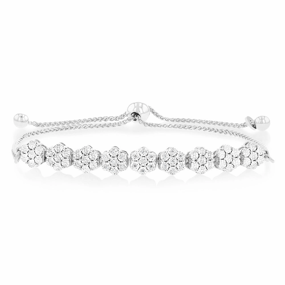 Luminesce Lab Grown Diamonds Bracelet in Sterling Silver