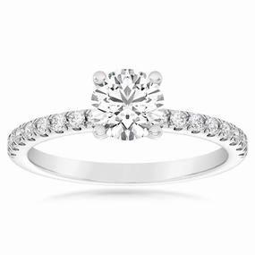 Luminesce Lab Grown Platinum 1 Carat Diamond Engagement Ring