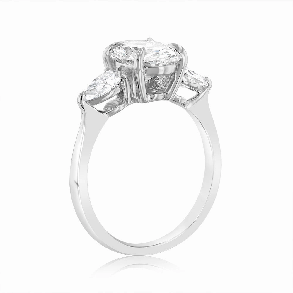 Luminesce Lab Grown Platinum 2.6 Carat Diamond Engagement Ring
