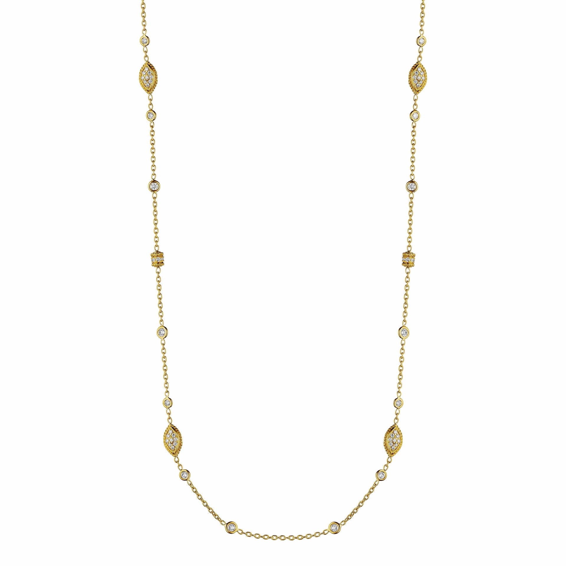 Marquise & Rondel Unit Chain