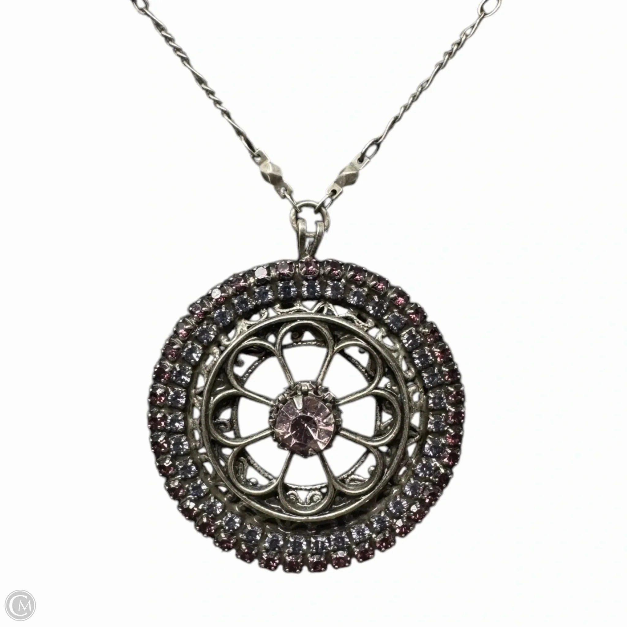 Medallion Pendant Necklace By Rachel