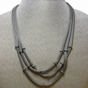 Necklace Charm By Anne Klein In Silver