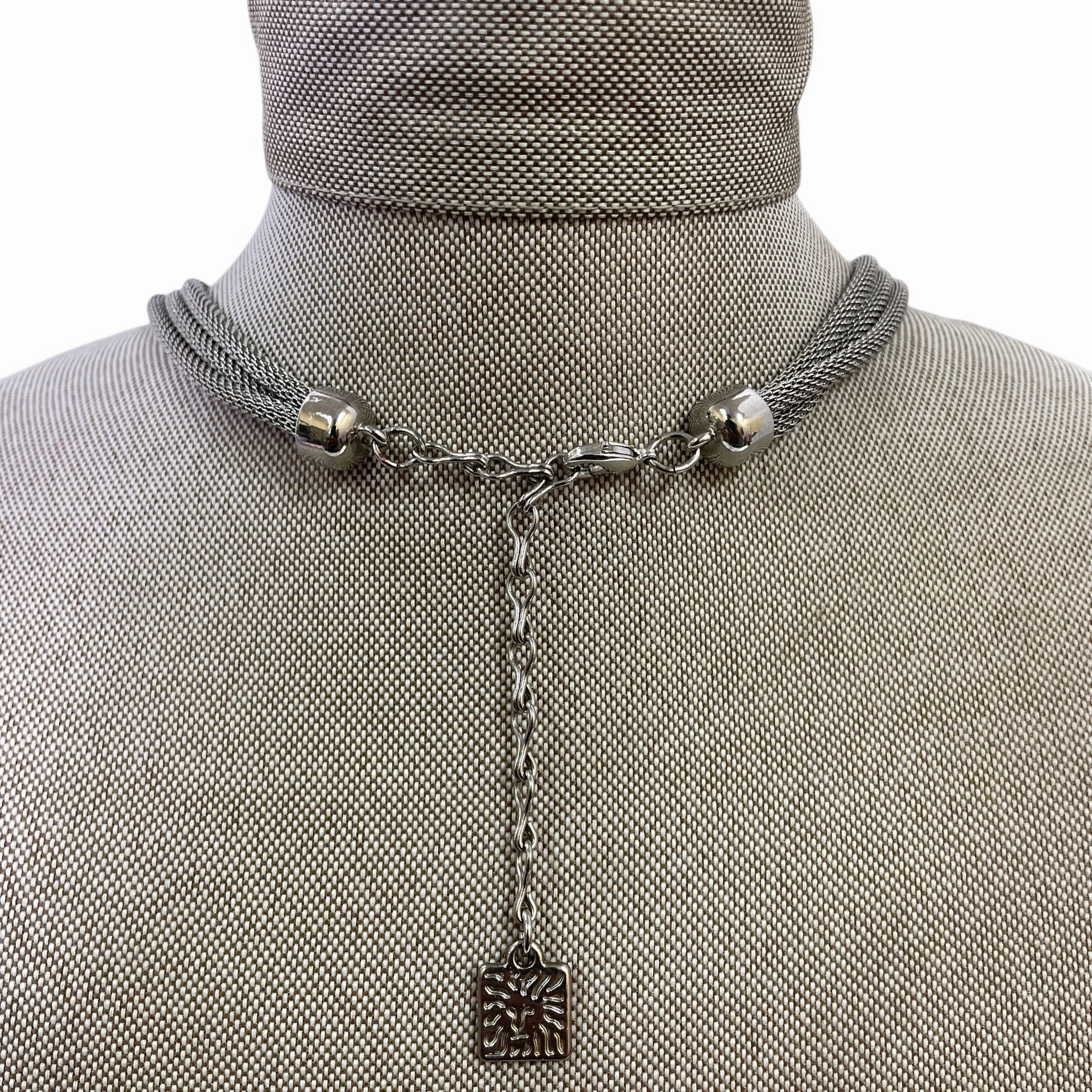 Necklace Charm By Anne Klein In Silver