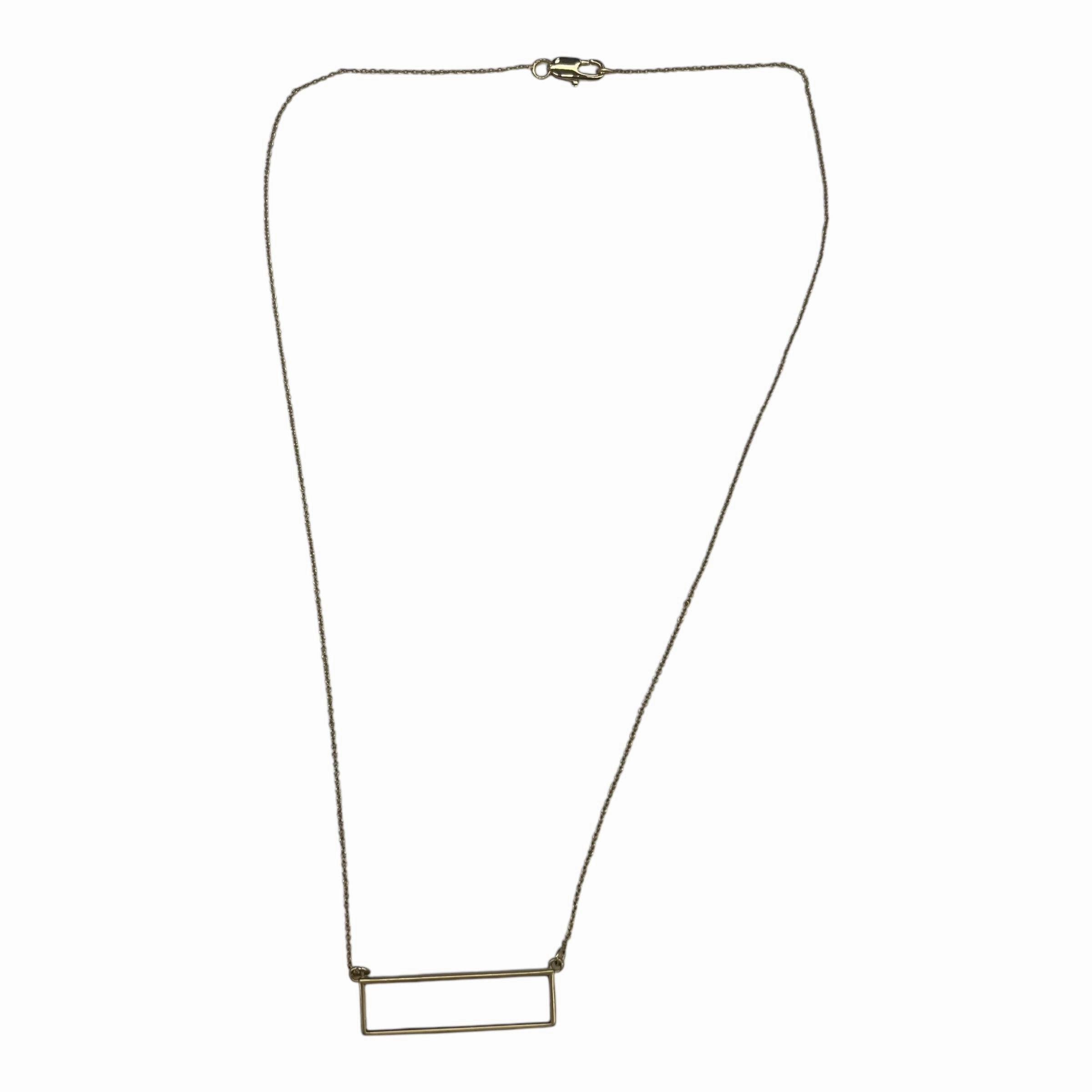 Necklace Charm By Clothes Mentor In Gold