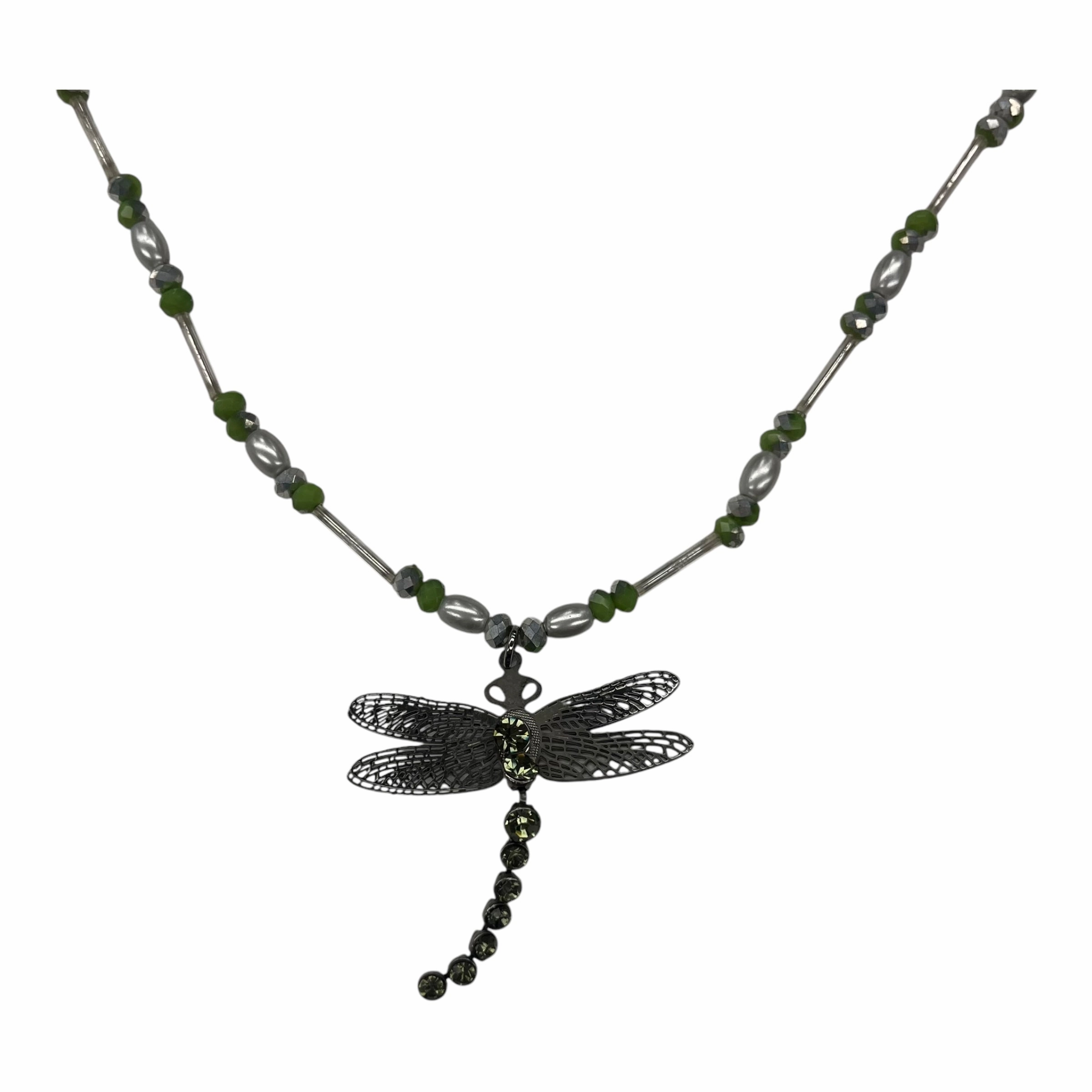Necklace Charm By Clothes Mentor In Green