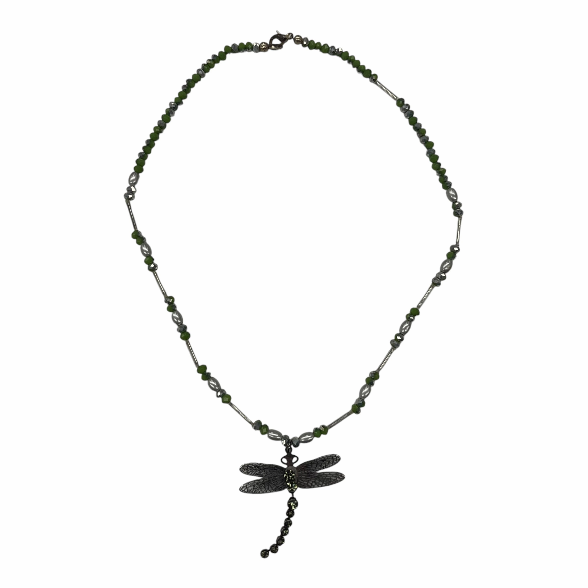 Necklace Charm By Clothes Mentor In Green