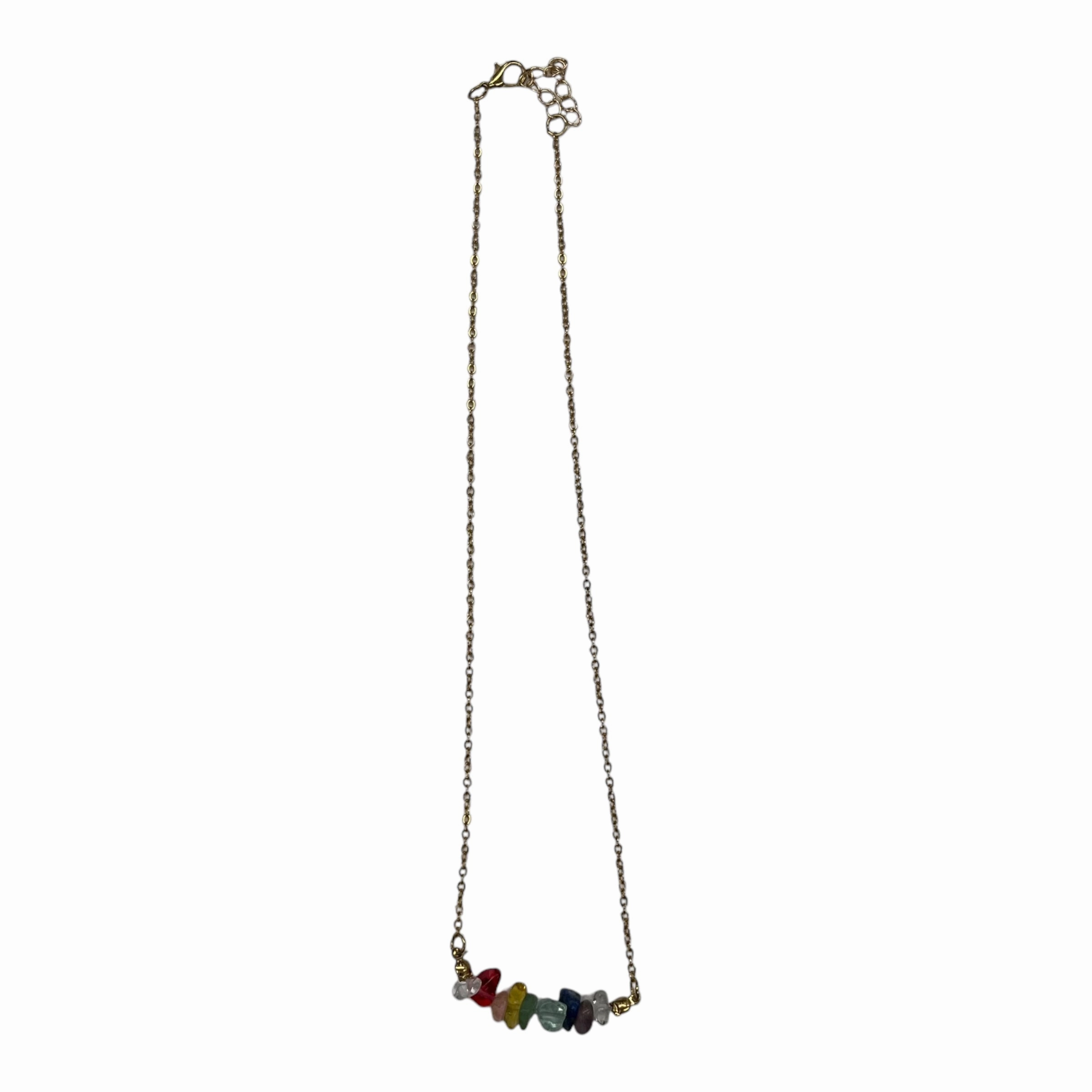 Necklace Charm By Clothes Mentor In Rainbow Print